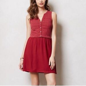 Anthropologie Highway shirtdress henley Saturday Sunday
